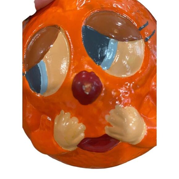Vintage Anthropomorphic Hand-Painted Ceramic Orange Florida 5" tall - Picture 3 of 8